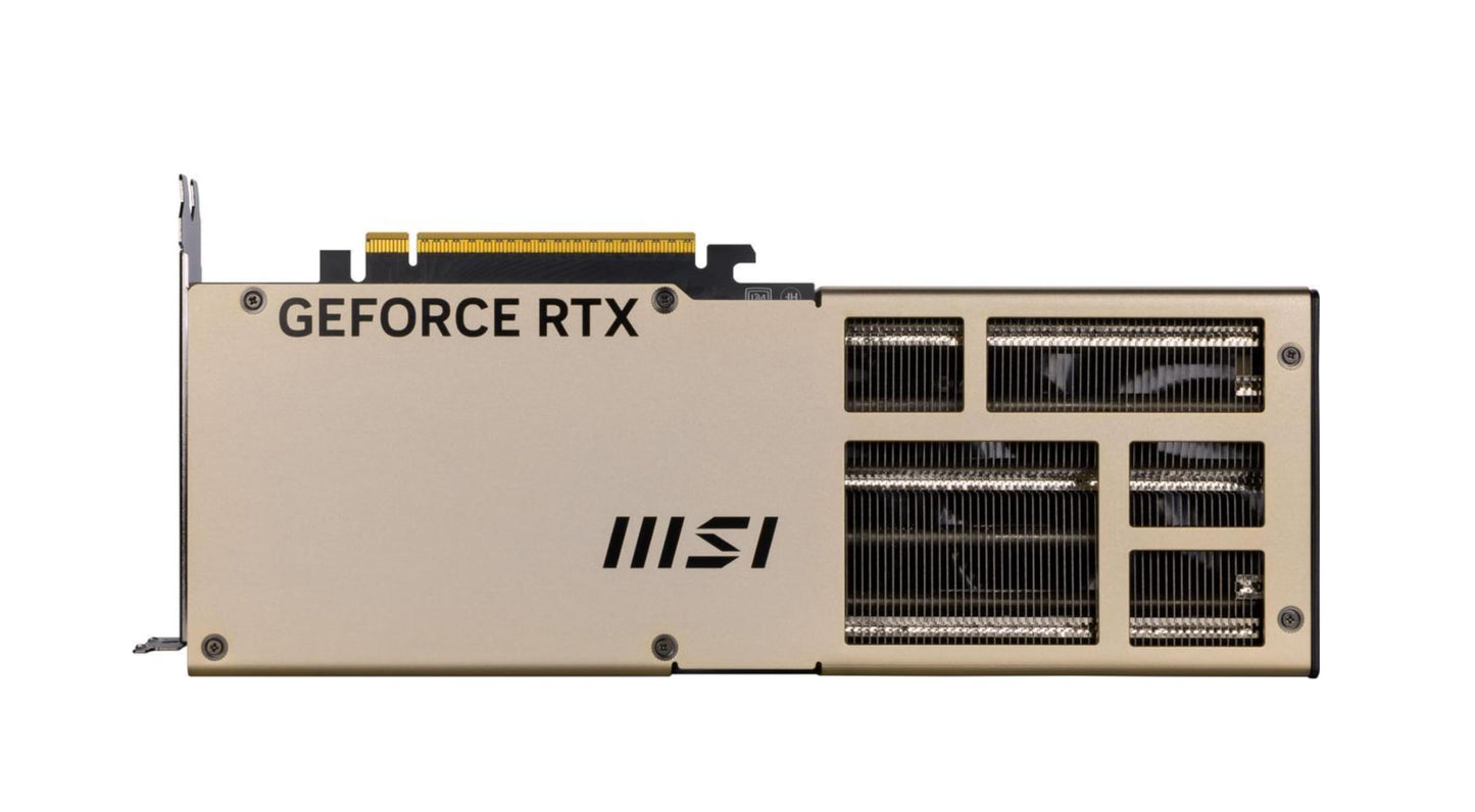 MSI Gaming RTX 5080 16G Inspire 3X OC Graphics Card (16GB GDDR7, 256-bit, Extreme Clock TBD MHz, DisplayPort x 3 2.1a, HDMI 2.1b, NVIDIA Blackwell Architecture)
