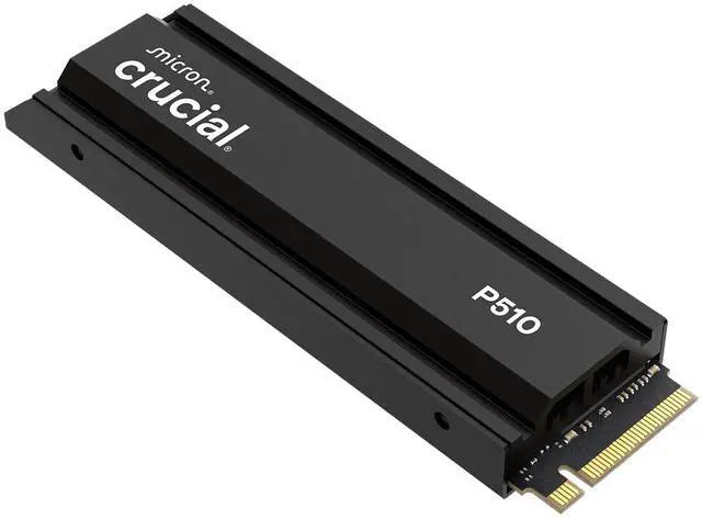 Crucial P510 PCIe Gen5 NVMe SSD with Heatsink