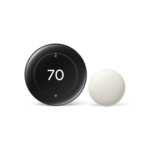 Nest Learning Thermostat (4th Gen) with Nest Temperature Sensor (2nd Gen)
