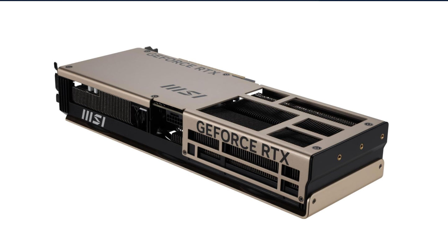 MSI Gaming RTX 5080 16G Inspire 3X OC Graphics Card (16GB GDDR7, 256-bit, Extreme Clock TBD MHz, DisplayPort x 3 2.1a, HDMI 2.1b, NVIDIA Blackwell Architecture)