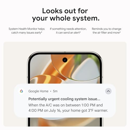 Nest Learning Thermostat (4th Gen) with Nest Temperature Sensor (2nd Gen)