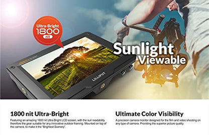 Lilliput H7 7" Full HD Field LED Monitor with 4K HDMI, Built-In Speaker, 1920x1200