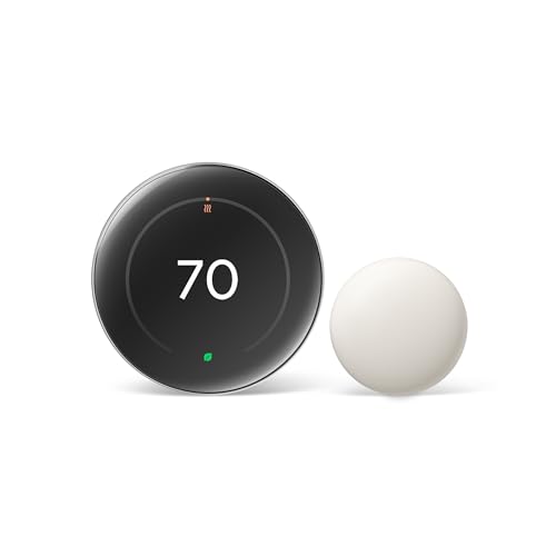 Nest Learning Thermostat (4th Gen) with Nest Temperature Sensor (2nd Gen)
