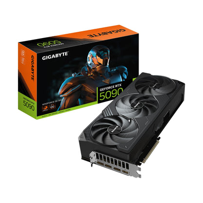 GIGABYTE GeForce RTX 5090 WINDFORCE OC 32G Graphics Card, WINDFORCE Cooling System, 32GB 512-bit GDDR7, GV-N5090WF3OC-32GD Video Card