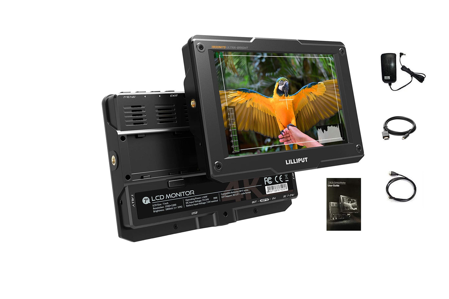 Lilliput H7 7" Full HD Field LED Monitor with 4K HDMI, Built-In Speaker, 1920x1200