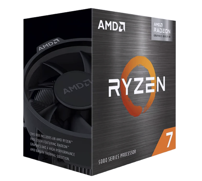 AMD Ryzen 7 5700G 8-Core, 16-Thread Desktop Processor with Radeon Graphics