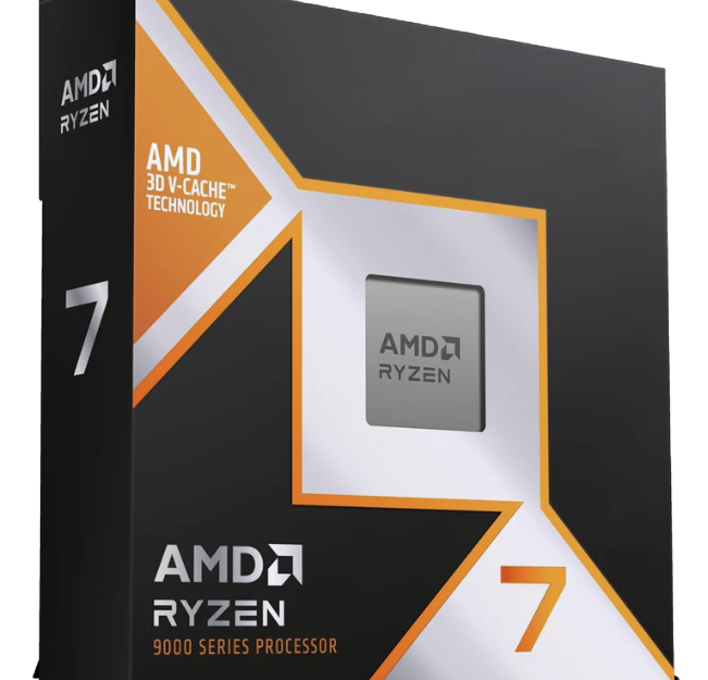 AMD RYZEN 7 9800X3D 8-Core, 16-Thread Desktop Processor.