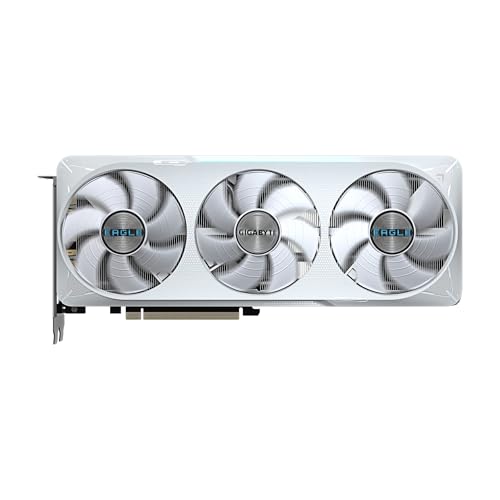 GIGABYTE GeForce RTX 5070 Eagle OC ICE SFF 12G Graphics Card, 12GB 192-bit GDDR7, PCIe 5.0, WINDFORCE Cooling System, GV-N5070EAGLEOC ICE-12GD Video Card