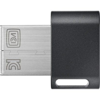 SAMSUNG FIT Plus 3.1 USB Flash Drive, 128GB, 400MB/s, Plug In and Stay, Storage Expansion for Laptop, Tablet, Smart TV, Car Audio System, Gaming Console, MUF-128AB/AM,Gunmetal Gray