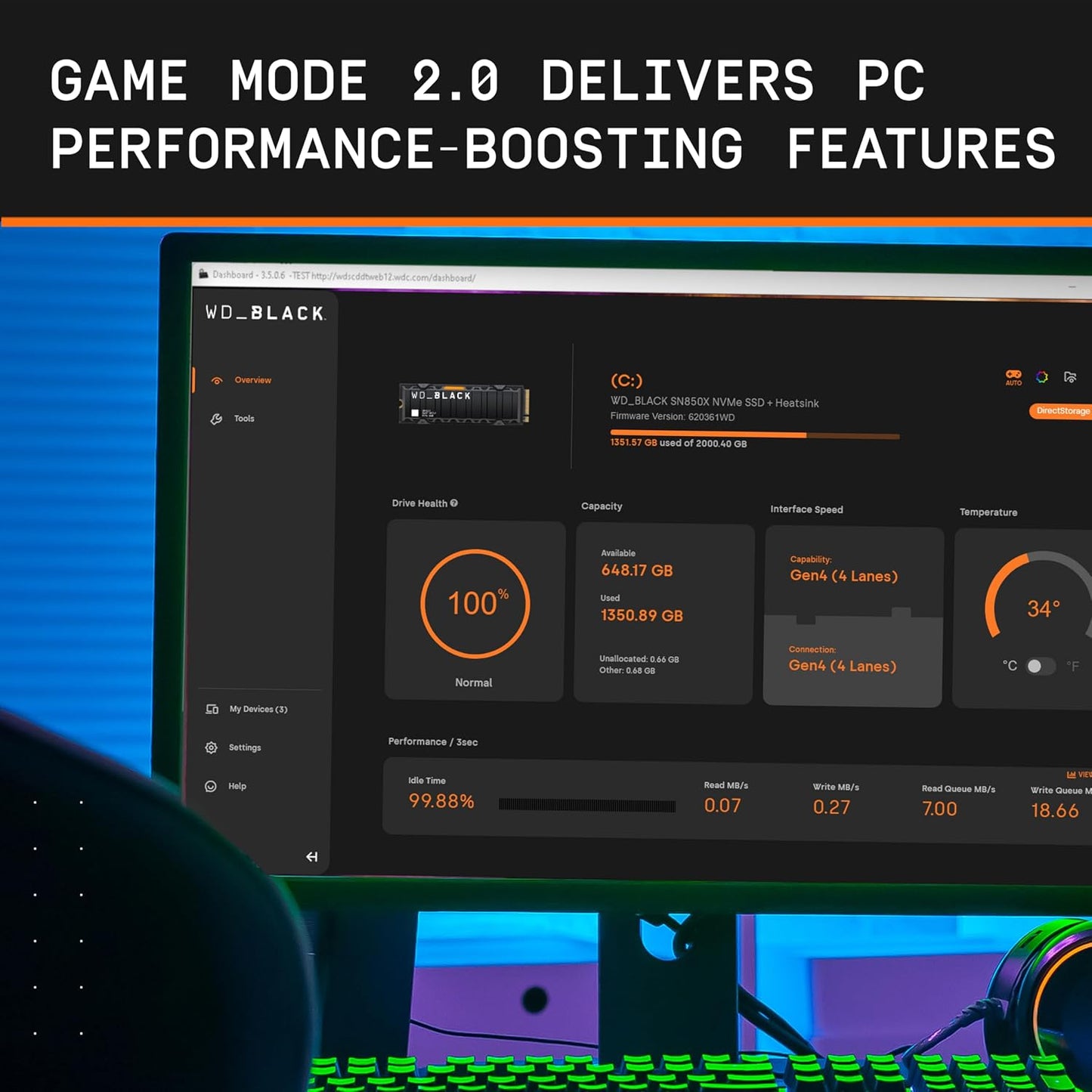 WD_BLACK SN850X NVMe SSD